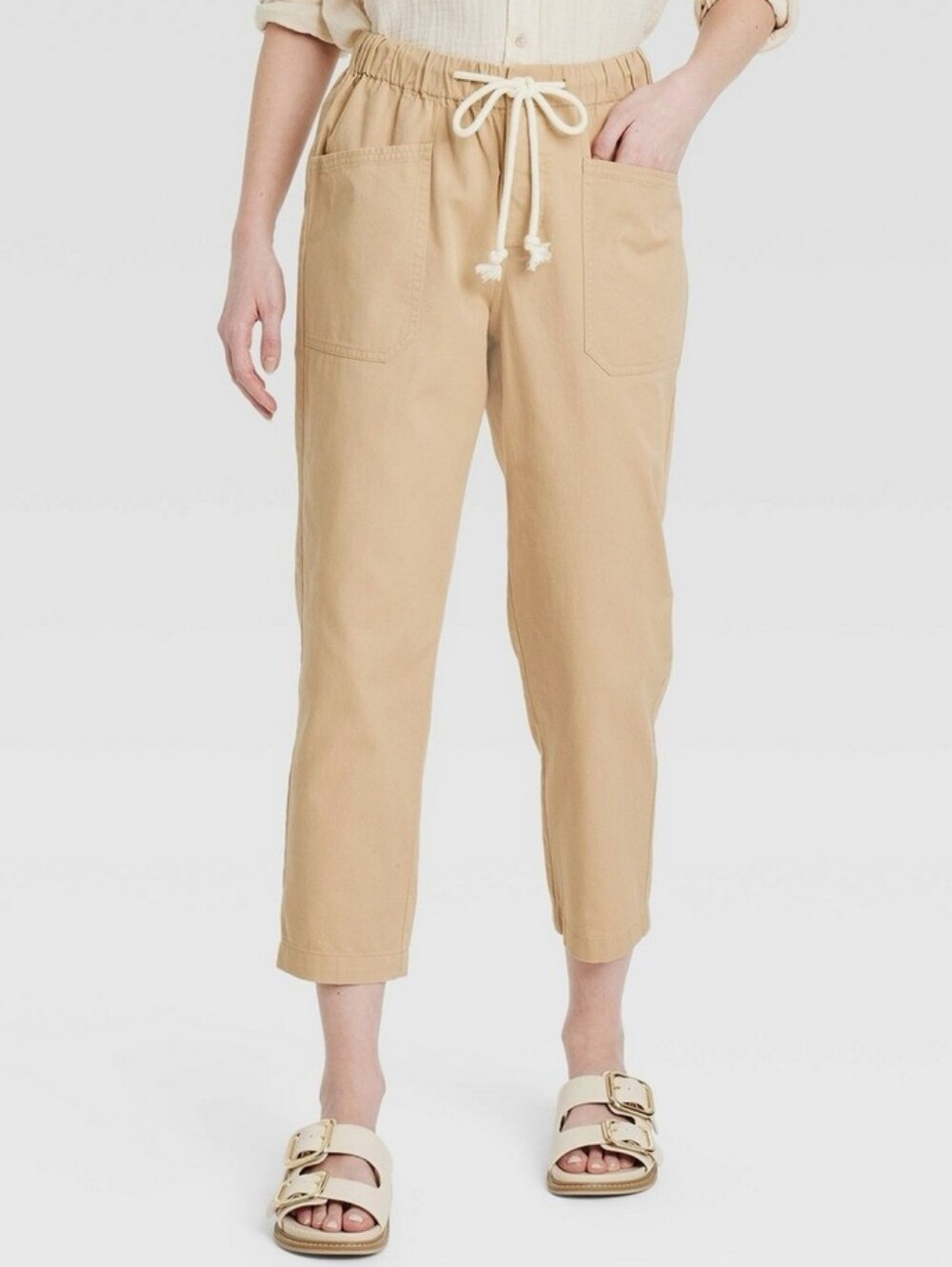 Universal Thread Cotton Pants Beige Sz XL